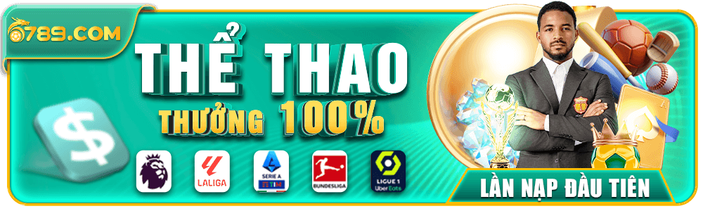 Thể thao tặng 100% nạp đầu tại 6789r8.com